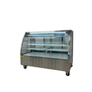 60'' CHEF Stainless Steel Curved Display Cooler 22 Cu.Ft -  STD-6032-S