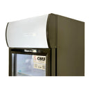CHEF 16'' Countertop Glass Door Mini Beverage Display Cooler 40L Capacity, SC40B