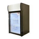 CHEF 18'' Countertop Glass Door Mini Display Beverage Cooler 68L Capacity, SC68B