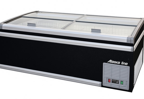 Alaska-Line 75'' Island Chest Freezer Supermarket Style Super Size 28 Cu.Ft. Capacity, HIT-600