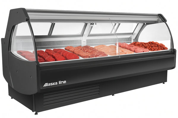 101'' Alaska-Line Meat/Deli Display Cooler Remote or Self-Contain Options HIT-45