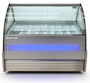 Alaska-Line 62'' 16 Pan Gelato Freezer Showcase 18 Cu.Ft. Capacity, HIT-815