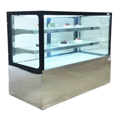 60" CHEF Floor Display Pastry Cooler 20.4 Cu.Ft Used FOR02333