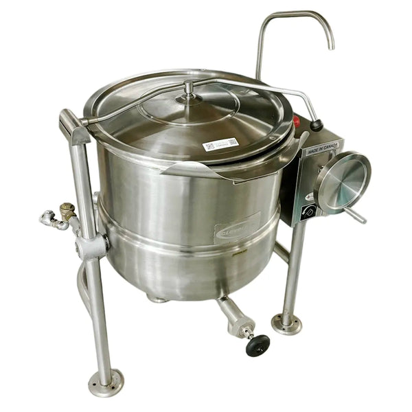 Cleveland Direct Steam Kettle 25 Gallon Tilting 2/3 Steam Jacketed Used FOR02052