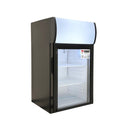 CHEF 16'' Countertop Glass Door Mini Beverage Display Cooler 40L Capacity, SC40B