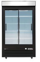 48''  EFI Dobule Glass Door Cooler 41.3 Cu.Ft., C2S-48GD