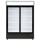 Alaska-Line 52'' Double Sliding Glass Door Cooler - 38.3 Cu.Ft. HIT-801