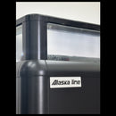 Alaska Line 82'' Dual Temperature Open Display Island Freezer, Cooler HIT-605