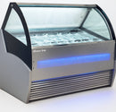 Alaska-Line 62'' 16 Pan Gelato Freezer Showcase 18 Cu.Ft. Capacity, HIT-815