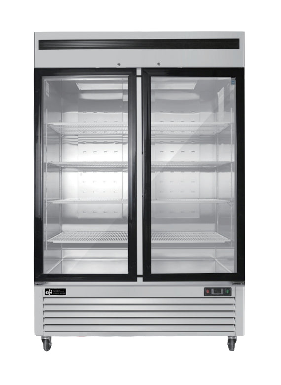 54″ EFI 2 Door Glass Reach In Cooler 44.8 Cu.Ft. C2-54GDSVC