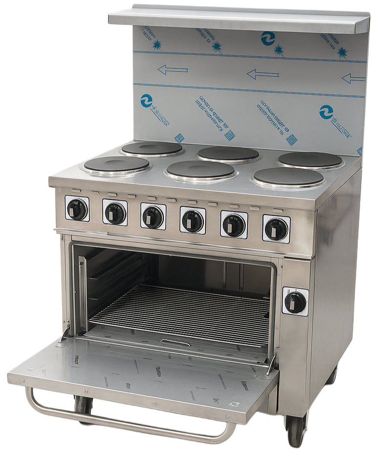 Sinco Signature 6 Burner 36" Electric Range & Oven SC-149