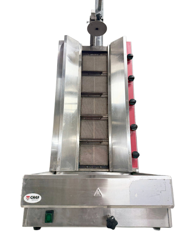 CHEF Shawarma Machine 5 Burner Used FOR02292
