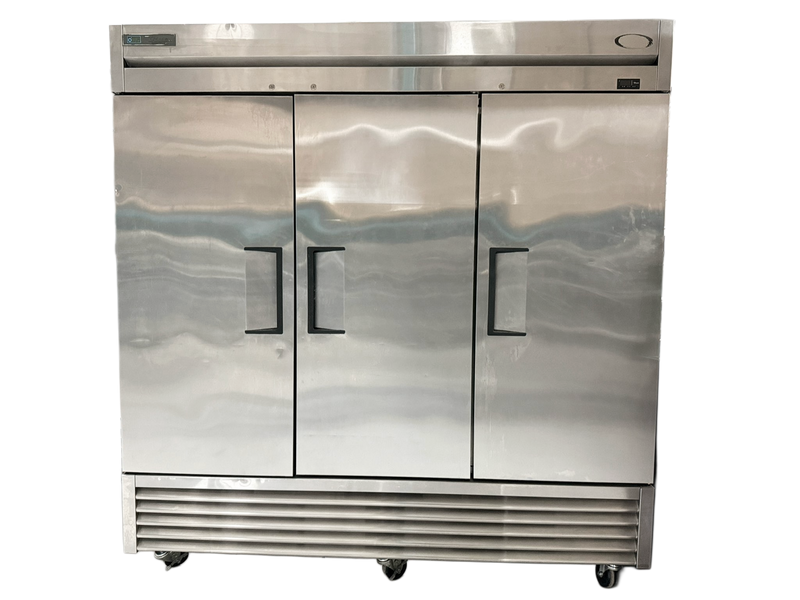 True T-72-C 78" Reach In Refrigerator with 3 Solid Doors Used FOR02290