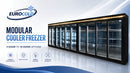 EuroCold Supermarket Cooler & Freezer, Remote or Self Contain - From 3 Door To 10 Door Options