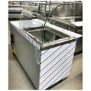 71'' CHEF Refrigerated Salad Prep Table with Curved Sneeze Guard GN-3100SALGC