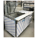 71'' CHEF Refrigerated Salad Prep Table with Curved Sneeze Guard GN-3100SALGC