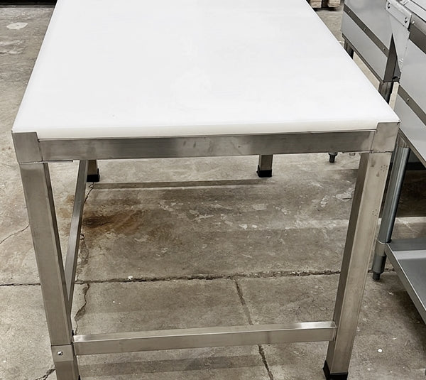 Butcher Table Math 71'' Butcher Table with Cutting Board S-72