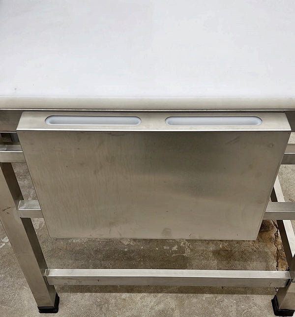 48'' Butcher Table with Poly Top Board S-48