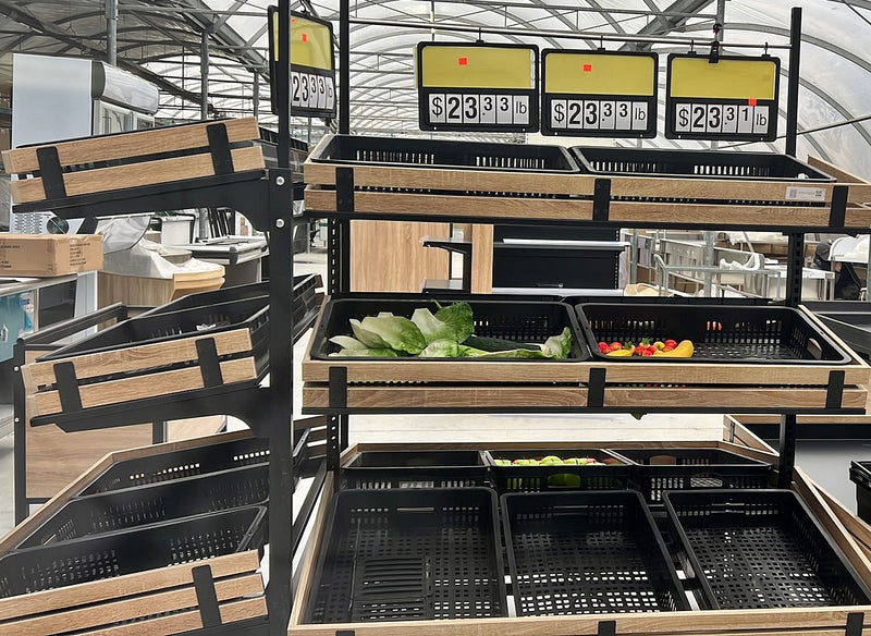 54" Double Side Vegetable & Fruit Rack HBR-3000