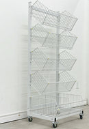 Movable Wire Display Rack HBR-3103
