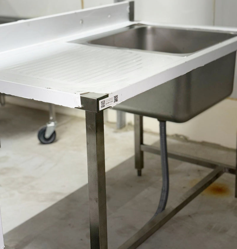 48'' Stainless Steel One Compartment & Left Drainboard Sink ZZ-DXY-1270