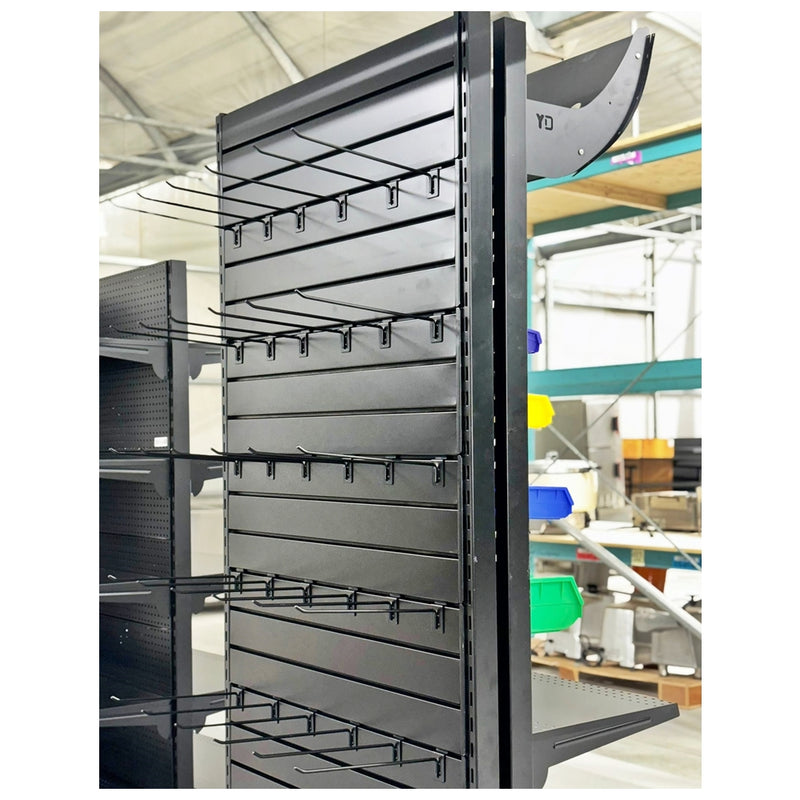 Heavy Duty Metal Slatwall Back Shelf, YD-S017W