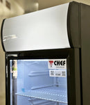CHEF 18'' Countertop Glass Door Mini Display Beverage Cooler 68L Capacity, SC68B