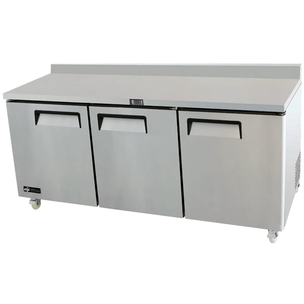 EFI 72″ 3 Door Worktop Refrigerator CWDR3-72VC