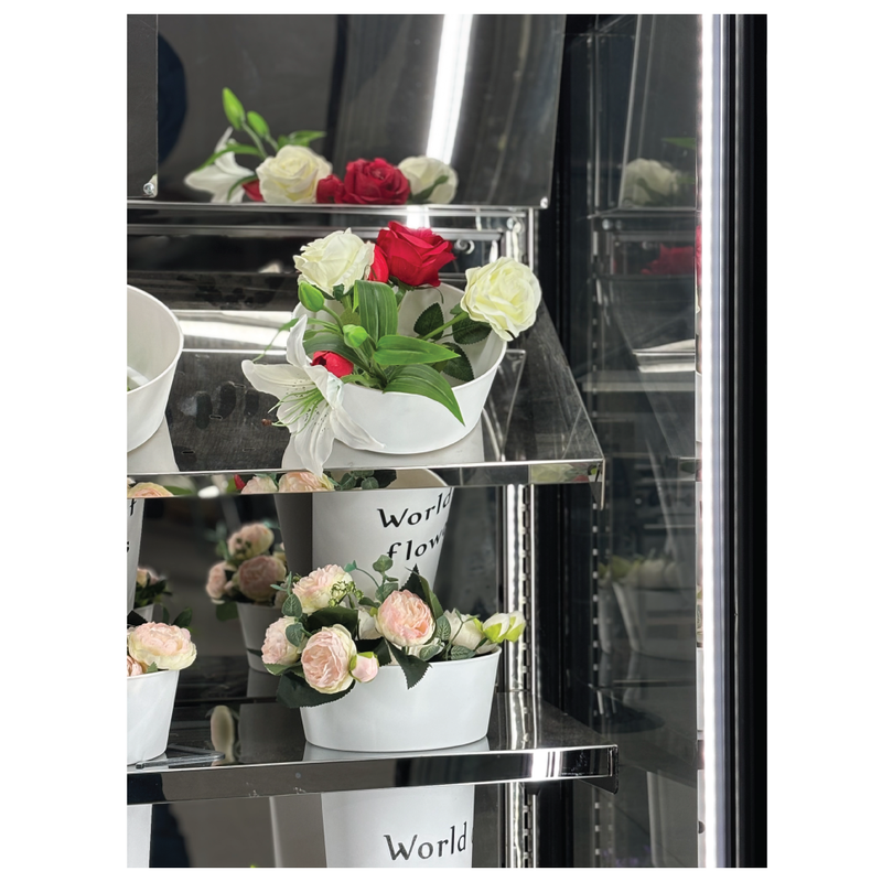 Alaska-Line Floral Showcase Refrigerator 54'' - Special Cooling System
