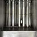 Pitco 118" Natural Gas Fryer with Solstice Bread and Batter Cabinet Fry Dump Station Used FOR02398