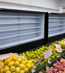 Alaska-Line 101'' Open Air Merchandise Floor Display Cooler w/ Curtain Remote or Self Contain HIT-22