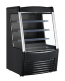 Omcan 33″ Grab-and-Go Open Refrigerated Self-Serve Display Case with 13.77 cu.ft. Capacity – Black 47514