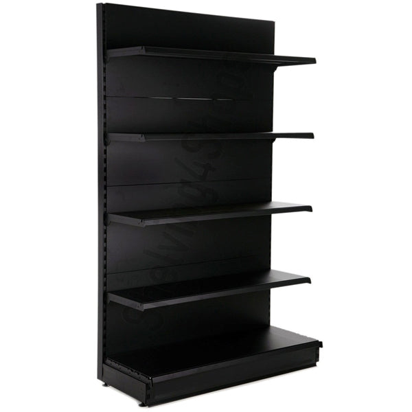 Black Single Side 5 Shelves, Heavy Duty Gondola Shelve HBR-3066
