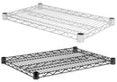 Individual Chrome/Black Epoxy Wire Shelf - Various Sizes