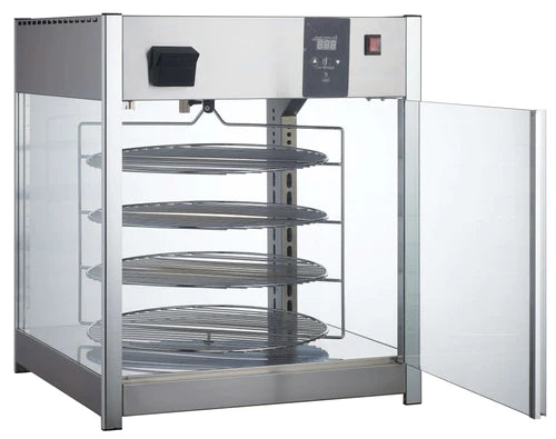Canco Deluxe Glass Display Pizza/Pretzel/Food Warmer RTR-158L