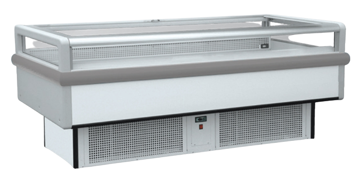 78.5'' Dual-Use Island Merchandiser Island Freezer Used FOR01840