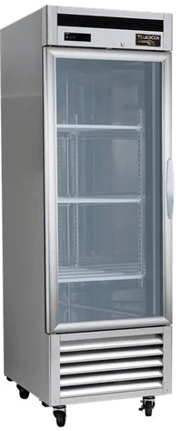 26.8" Kool-It Signature Single Glass Door Display Cooler 18.9 Cu.Ft., KBSR-1G