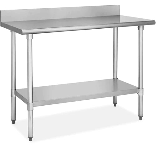 E Series All Stainless Steel Work Table - Various Sizes