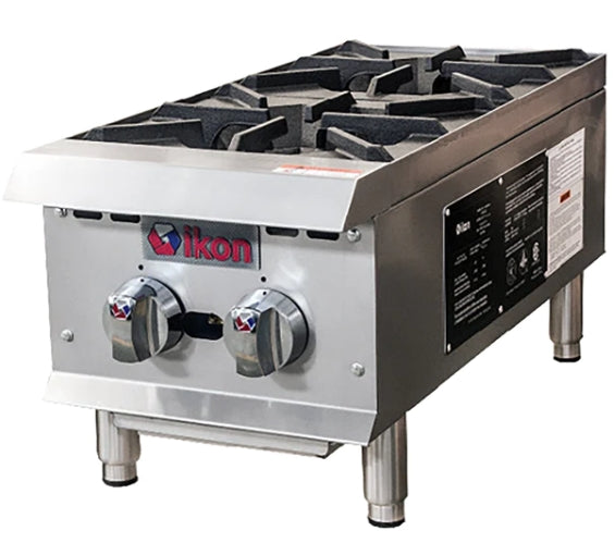 Ikon Two Burner Gas Hot Plate - 50,000 BTU IHP-2-12