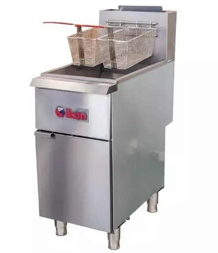 Ikon Natural Gas Floor Fryer  35-40 lb. Capacity, - 90,000 BTU IGF-35/40 NG