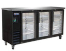 Ikon 73.1" Three Glass Door Bar Cooler - 20 Cu.Ft.,  IBB-73-3G-24