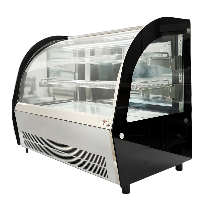 Chef Counter Display 48'' CHEF Refrigerated Countertop Display Case Curved - LISA-120C