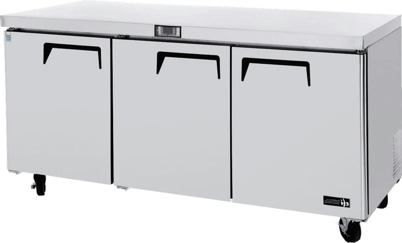 EFI 72″ 3 Door Worktop Refrigerator CWDR3-72VC