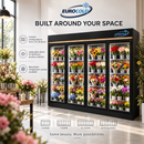 EuroCold Flower Cooler, Remote or Self Contain - From 3 Door To 10 Door Options