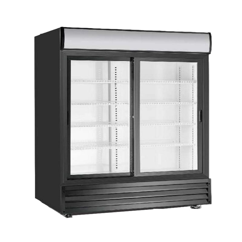 EFI 54″ Two Sliding Door Glass Refrigerator Merchandiser 45 Cu. Ft., C2S-53GD