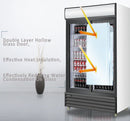 52" Alaska-Line Double Swing Glass Door Cooler 38.3 Cu.Ft., HIT-802