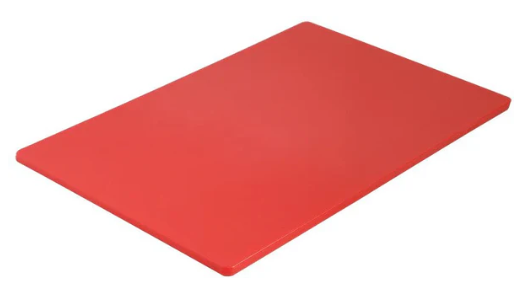 Custom Sized Cutting Board Poly Top 48''x96'' , 3/4'' (19mm) Thickness Red CT-19R