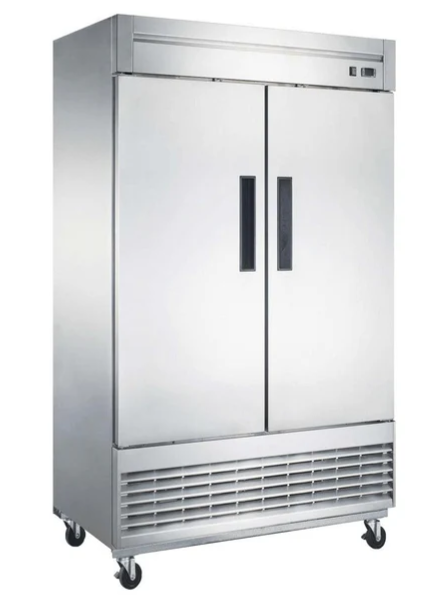 New Air 55″ 2-Door Solid Reach In Refrigerator NSR-115-H