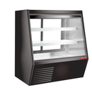 New Air 48" Square Glass Refrigerated Deli Display Case with Gravity Coil NDDC-48-GC