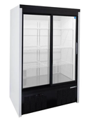 Habco Double Sliding Door 47" Wide Display Refrigerator SE40EHC